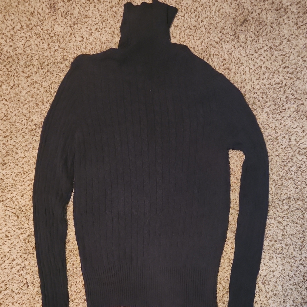 GAP Women's Dark Turtleneck Sweater